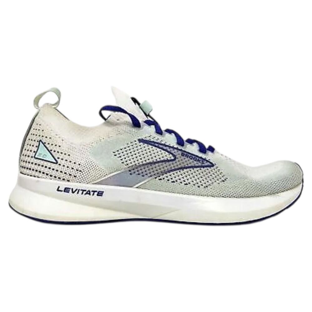 Brooks Levitate Stealthfit 5 Running Shoes Lace Up Low Top Knit Gray Blue 10.5